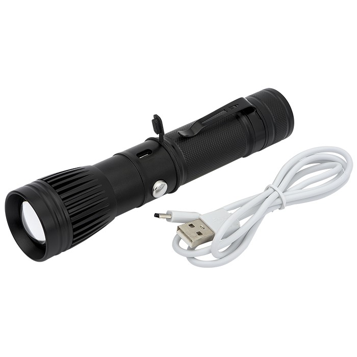 Picture of Channel LED / COB Rechargeable Flashlight