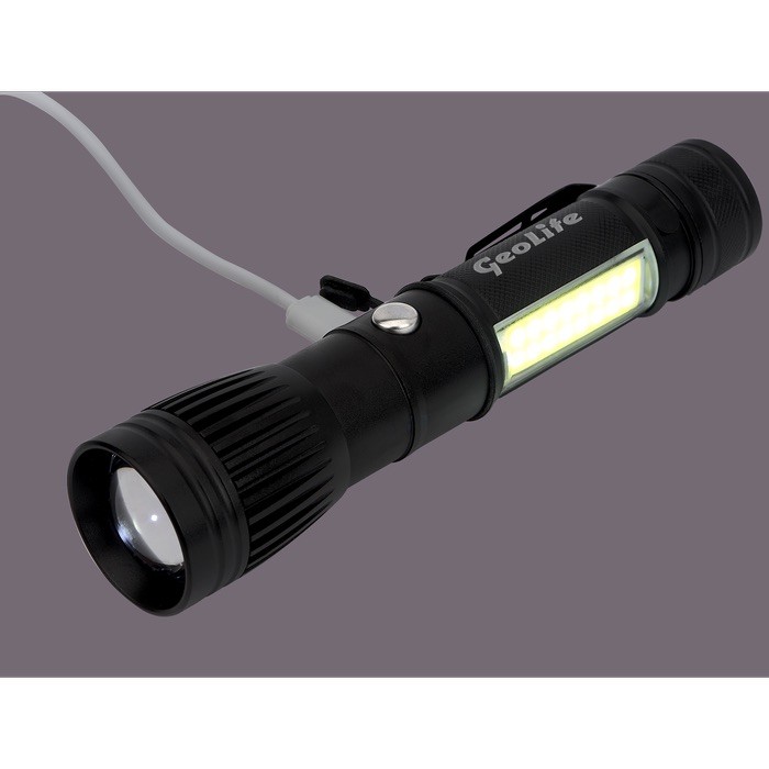 Picture of Channel LED / COB Rechargeable Flashlight