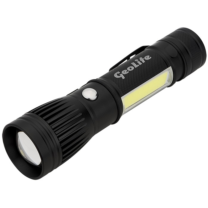 Picture of Channel LED / COB Rechargeable Flashlight