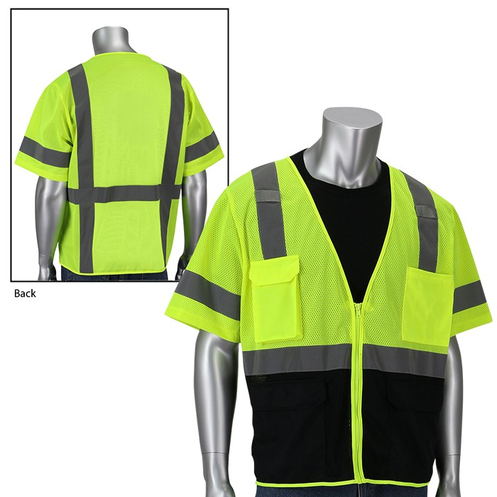 Picture of Class 3 Five Pocket Black Bottom Front Value Vest
