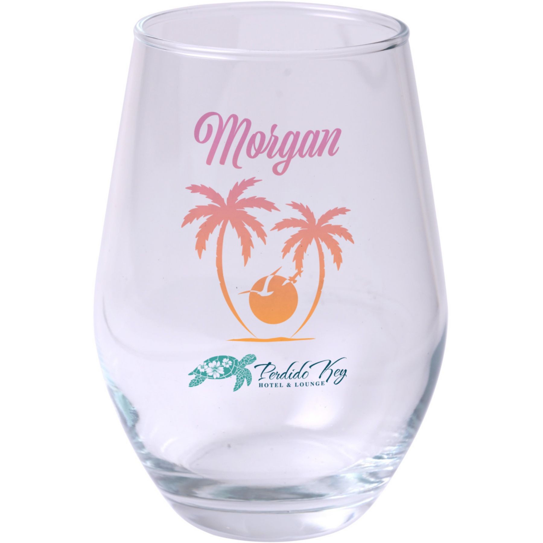 Picture of Pod Full Color Stemless Wine Glass 11.5 Oz