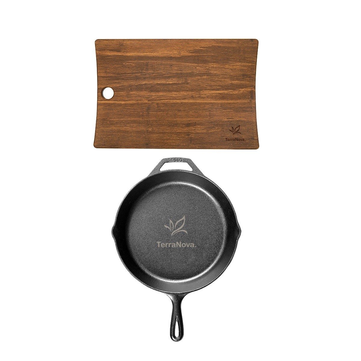 Picture of Lodge 10.25" Cast Iron / Woodland Board Gift Set