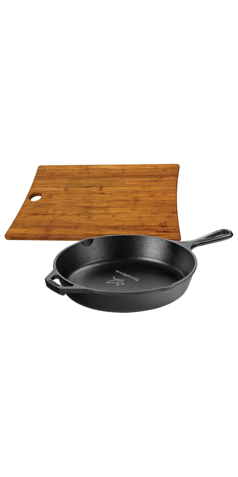 Picture of Lodge 10.25" Cast Iron / Woodland Board Gift Set