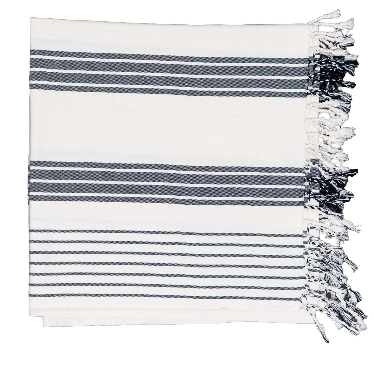 Picture of Ivory Shore Multi Stripe Peshtemal Towel