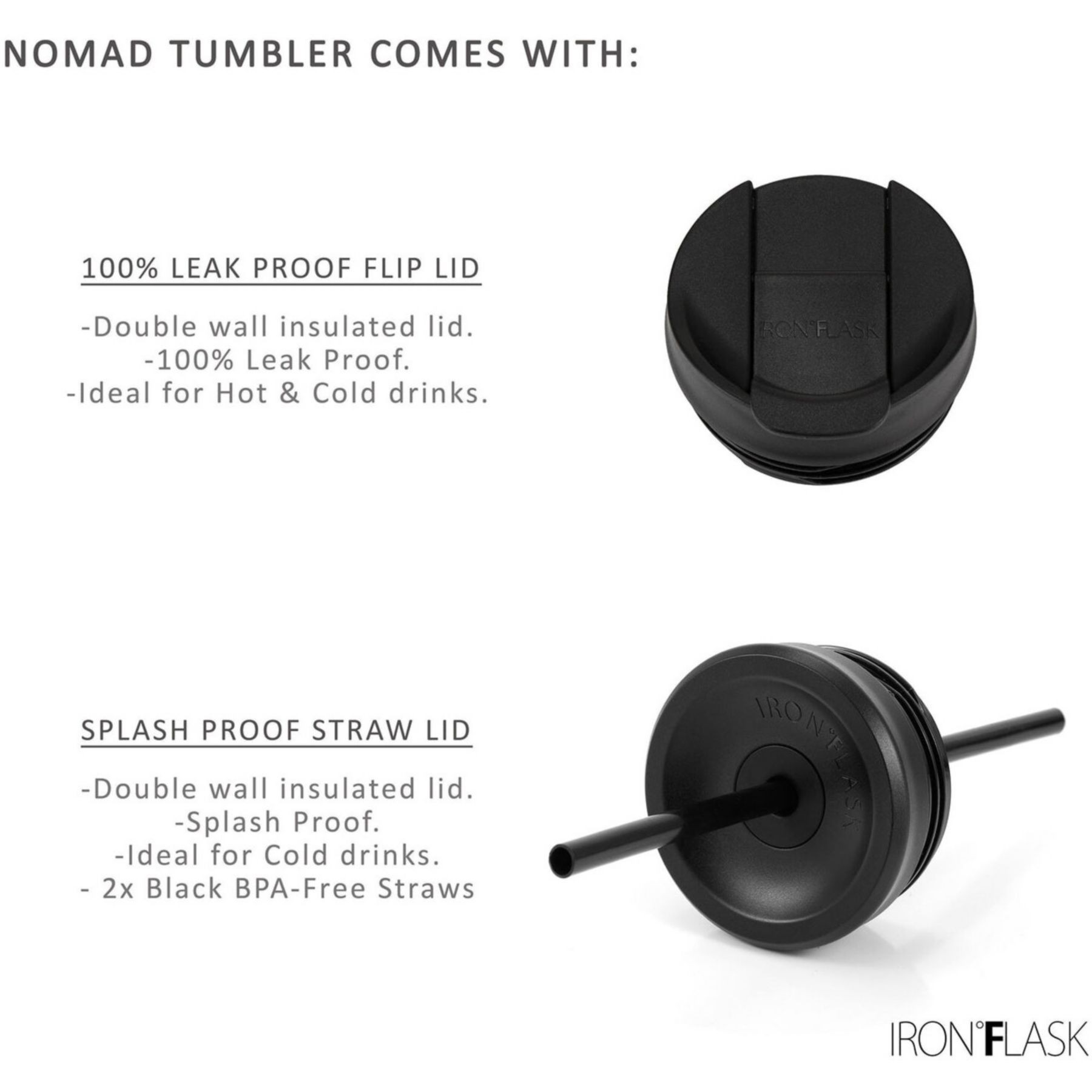 Picture of Iron Flask Nomad Tumbler 20 Oz