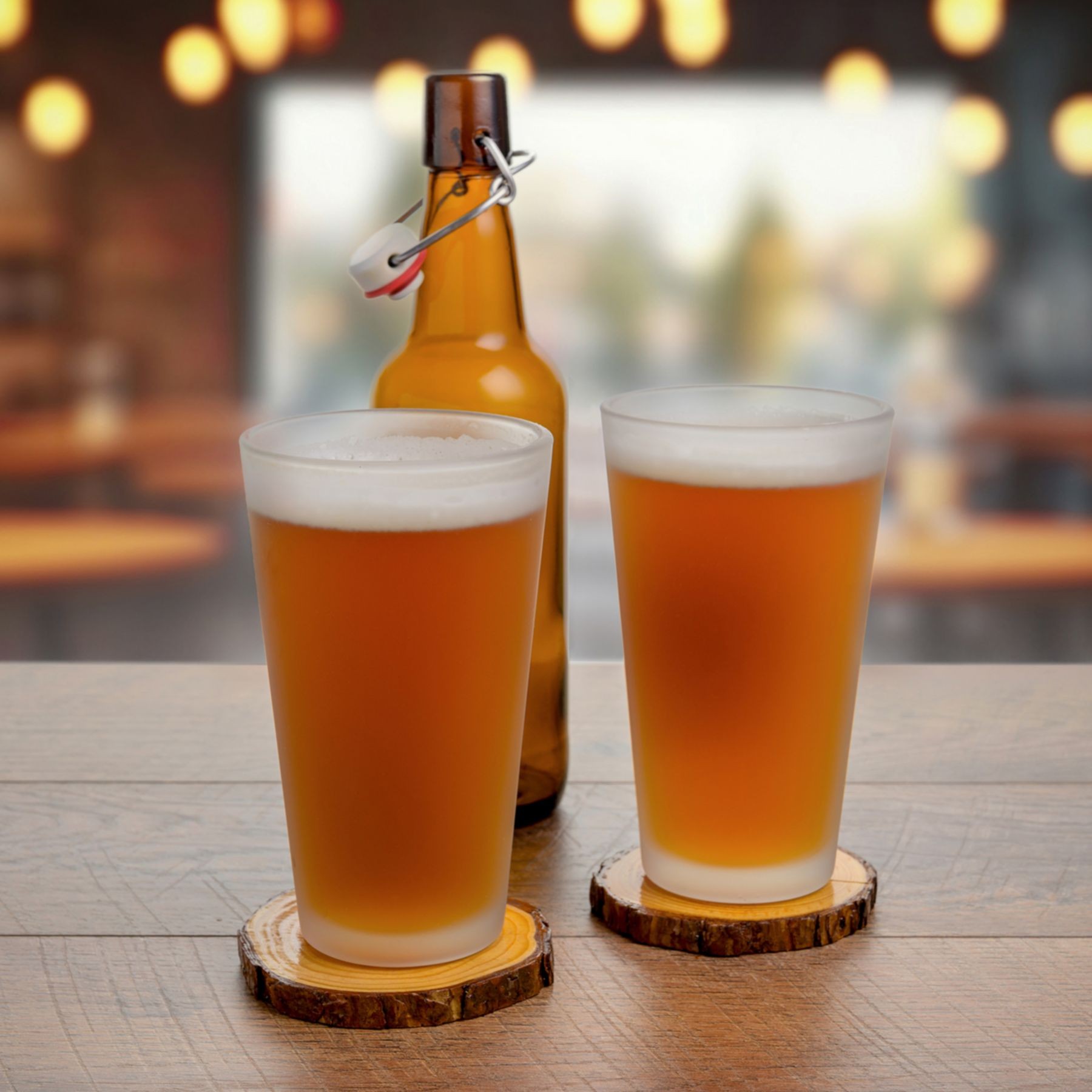 Picture of Pod Full Color Frosted Pint Glass