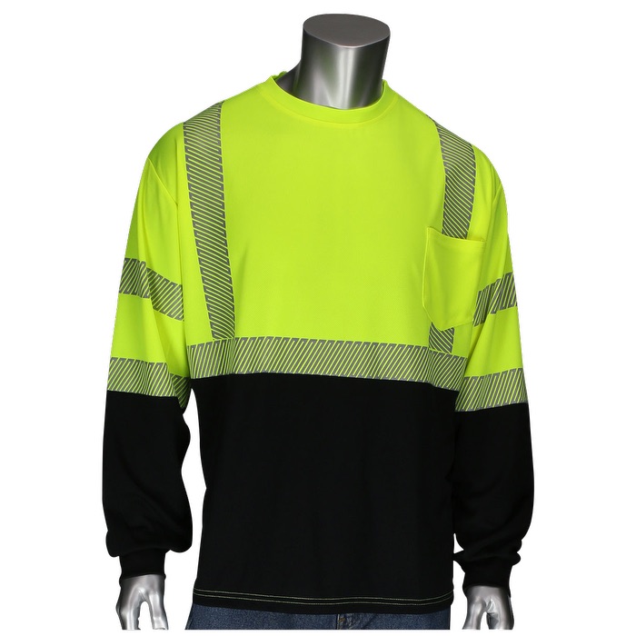 Picture of Class 3 Long Sleeve Black Bottom Front T-Shirt