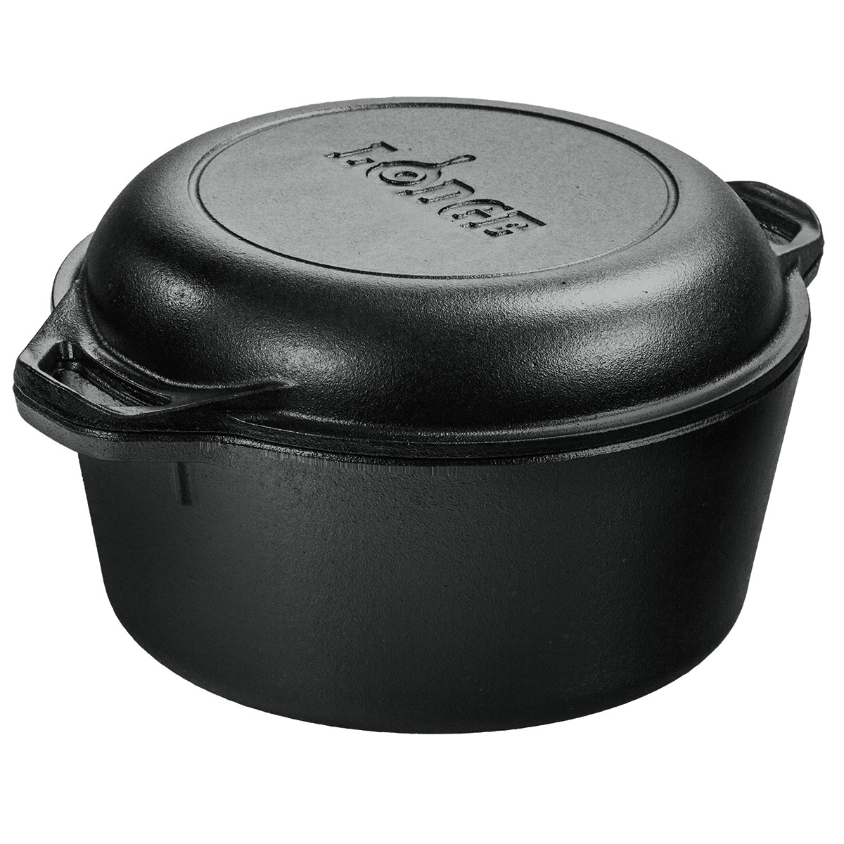 Picture of Lodge 5 Qt Cast Iron Double Dutch Oven