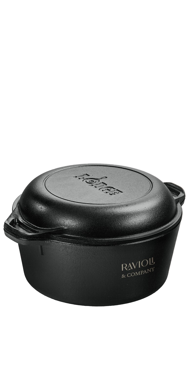 Picture of Lodge 5 Qt Cast Iron Double Dutch Oven