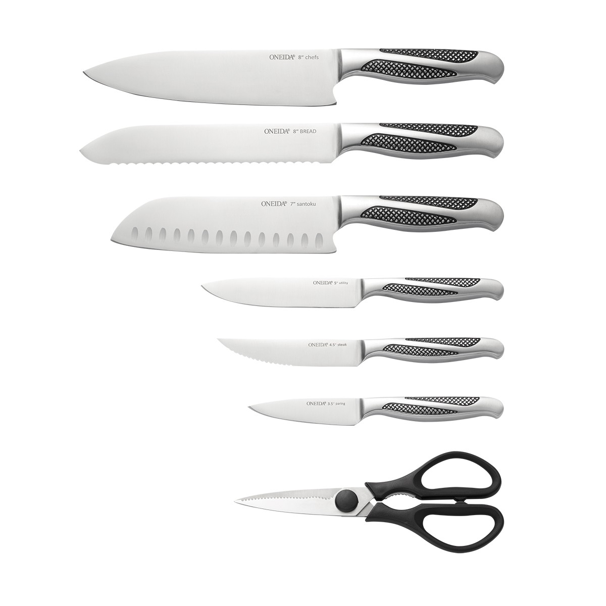 Picture of Oneida 14 Piece Knife Set with Built-in Sharpener
