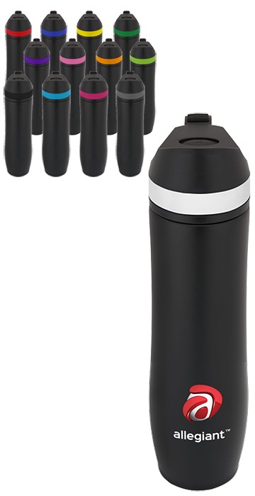 Picture of 20 oz Persona Wave Trail Vacuum Water Bottle
