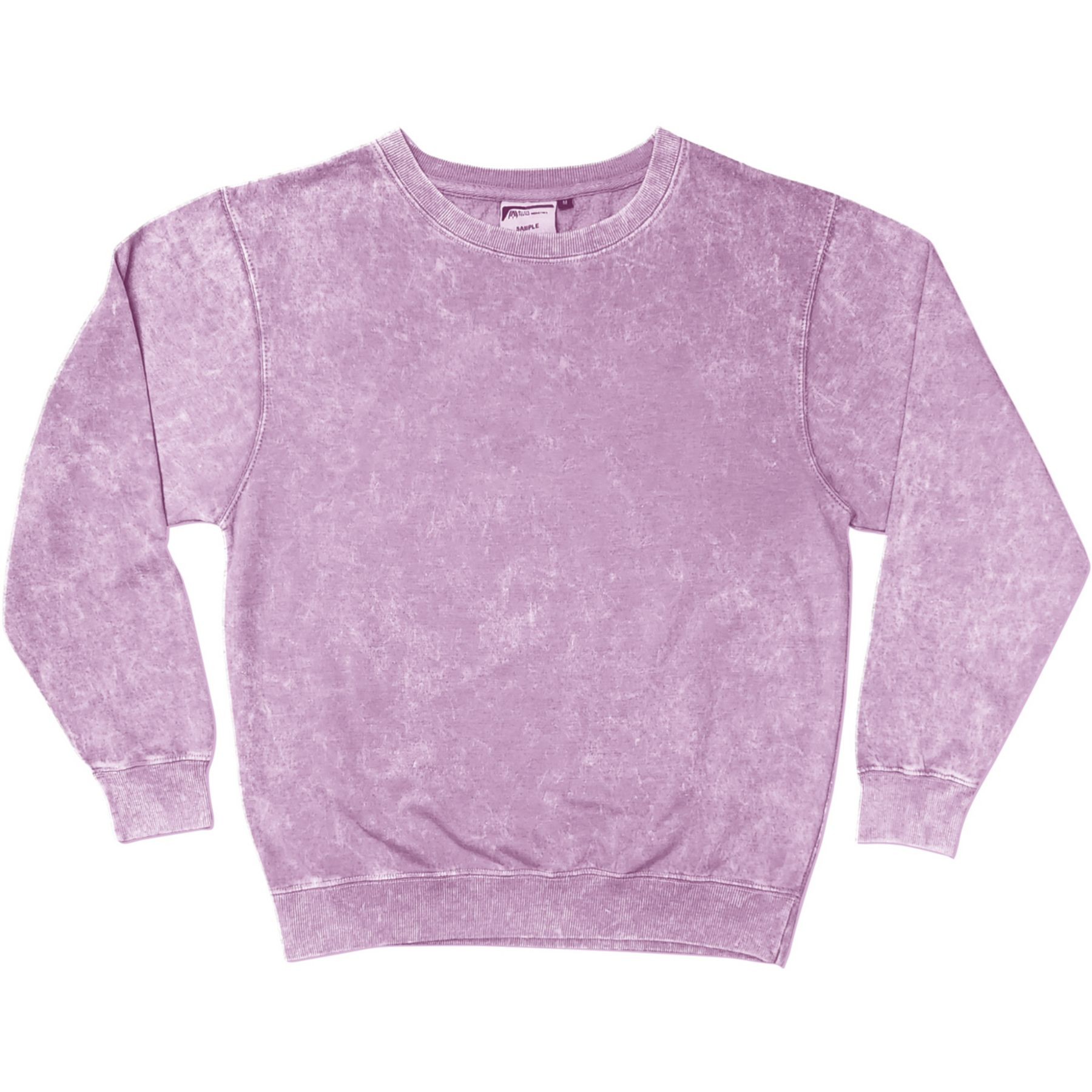 Picture of Acid Washed Crew Neck Sweatshirt - Screen