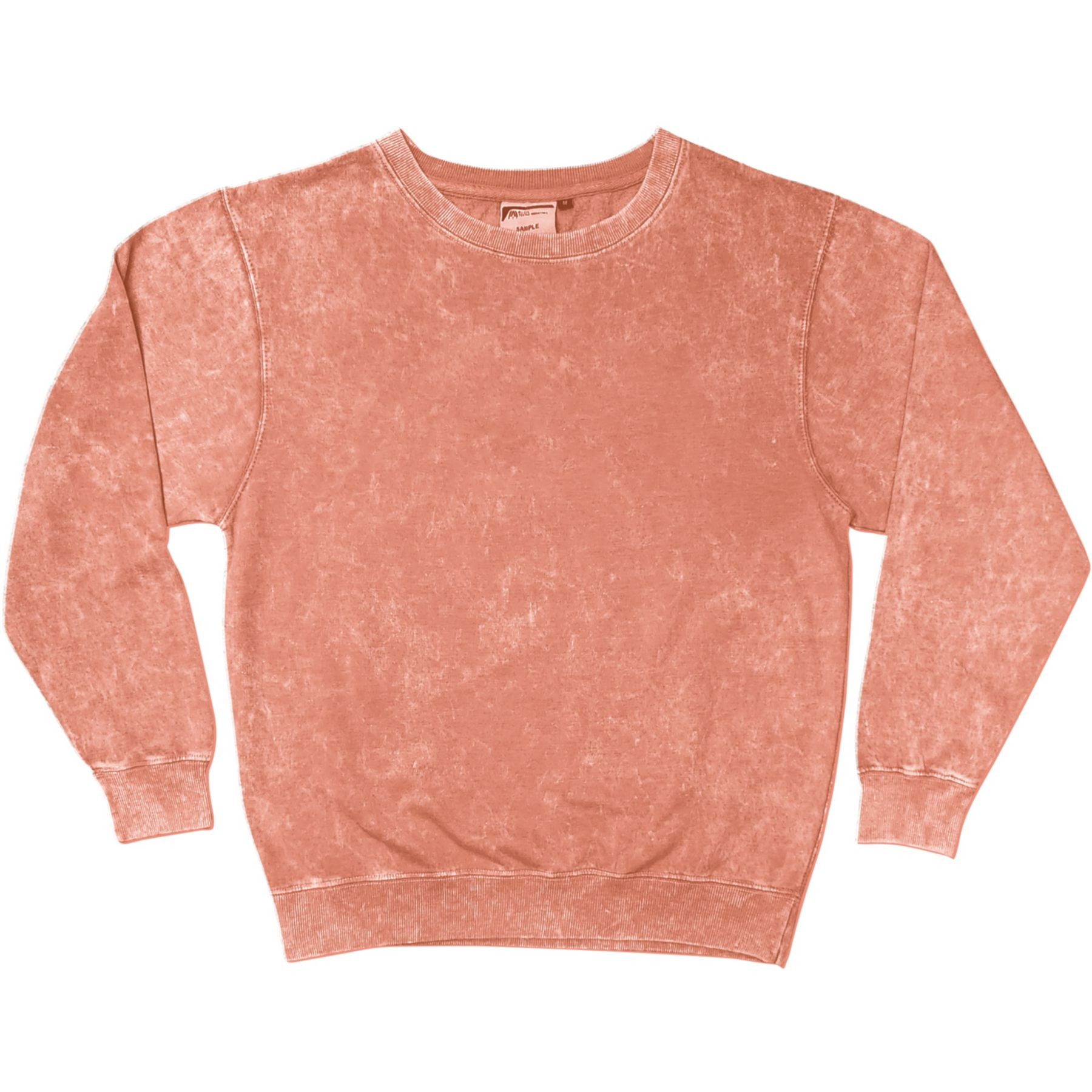 Picture of Acid Washed Crew Neck Sweatshirt - Screen