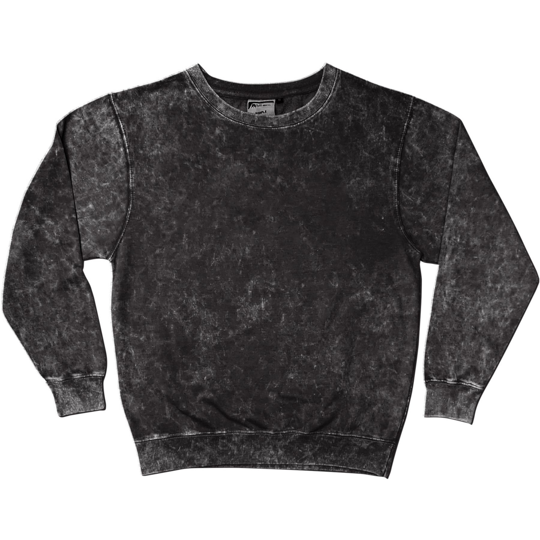Picture of Acid Washed Crew Neck Sweatshirt - Screen