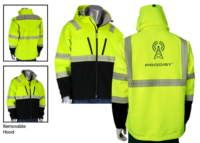 Picture of Class 3 Ripstop Softshell Black Bottom Jacket