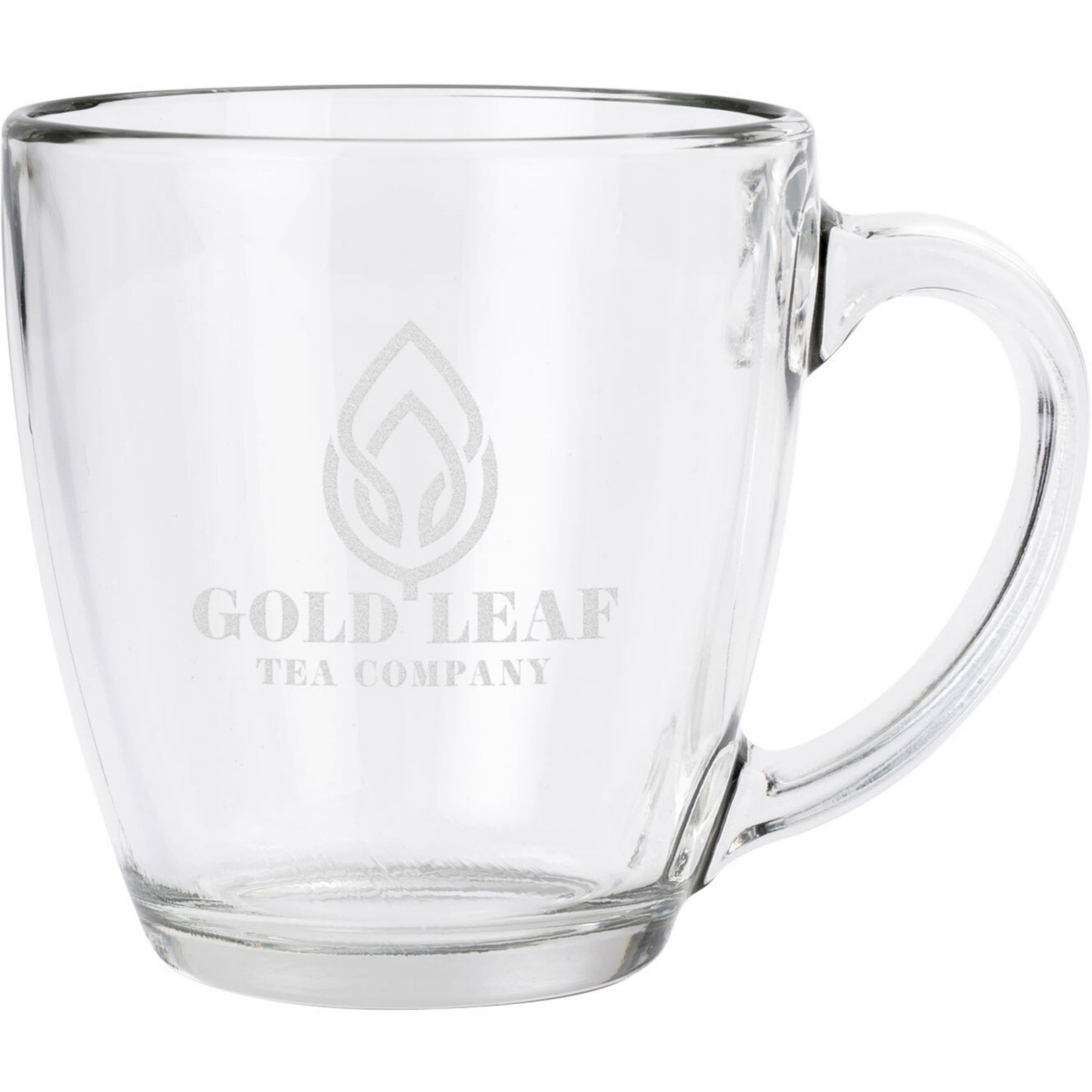 Picture of Etched Tapered Glass Mug 15.5 Oz