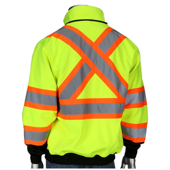 Picture of Two-Tone X-Back Full Zip Grid Fleece Sweatshirt