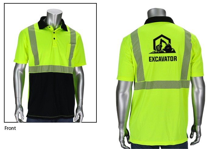 Picture of Class 2 Polo Shirt with Black Bottom Front