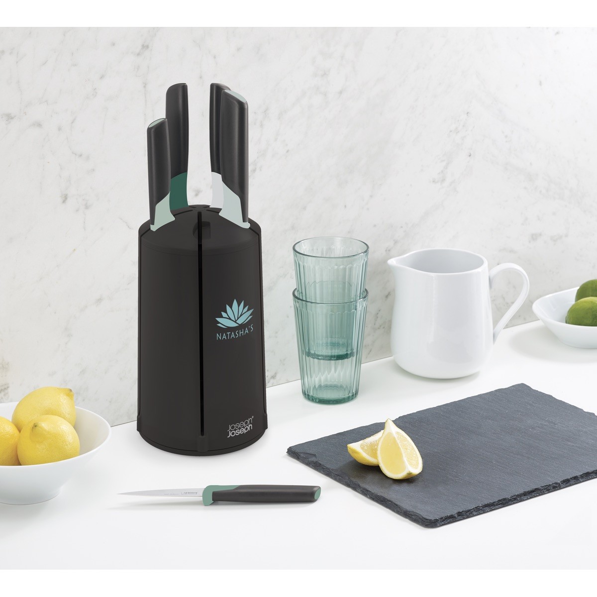 Picture of Joseph Joseph Elevate Green Knives Carousel Set