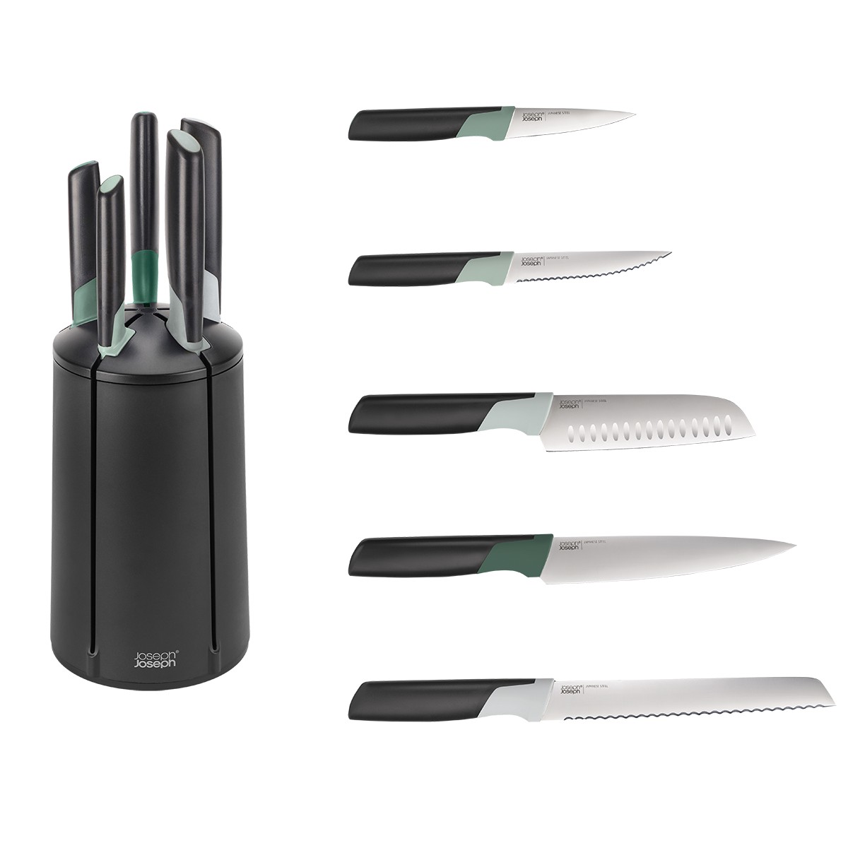 Picture of Joseph Joseph Elevate Green Knives Carousel Set