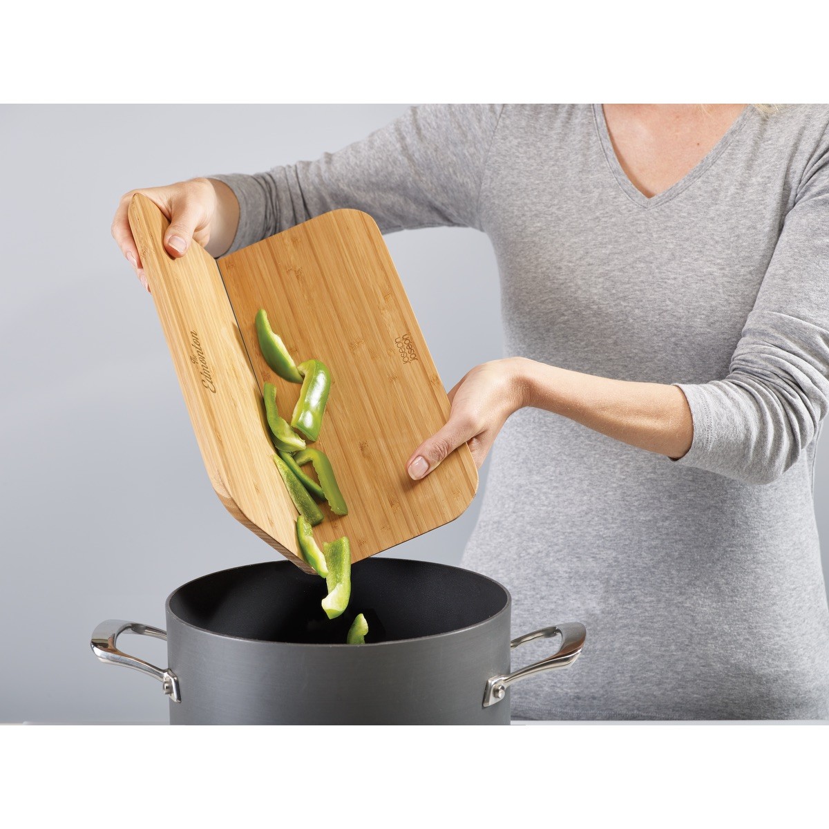 Picture of Joseph Joseph Chop2Pot Bamboo Fold Cut Board