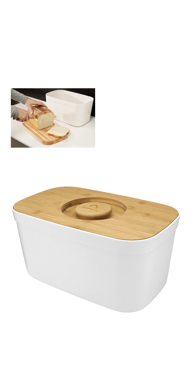 Picture of Joseph Joseph Bread Bin with Bamboo Lid