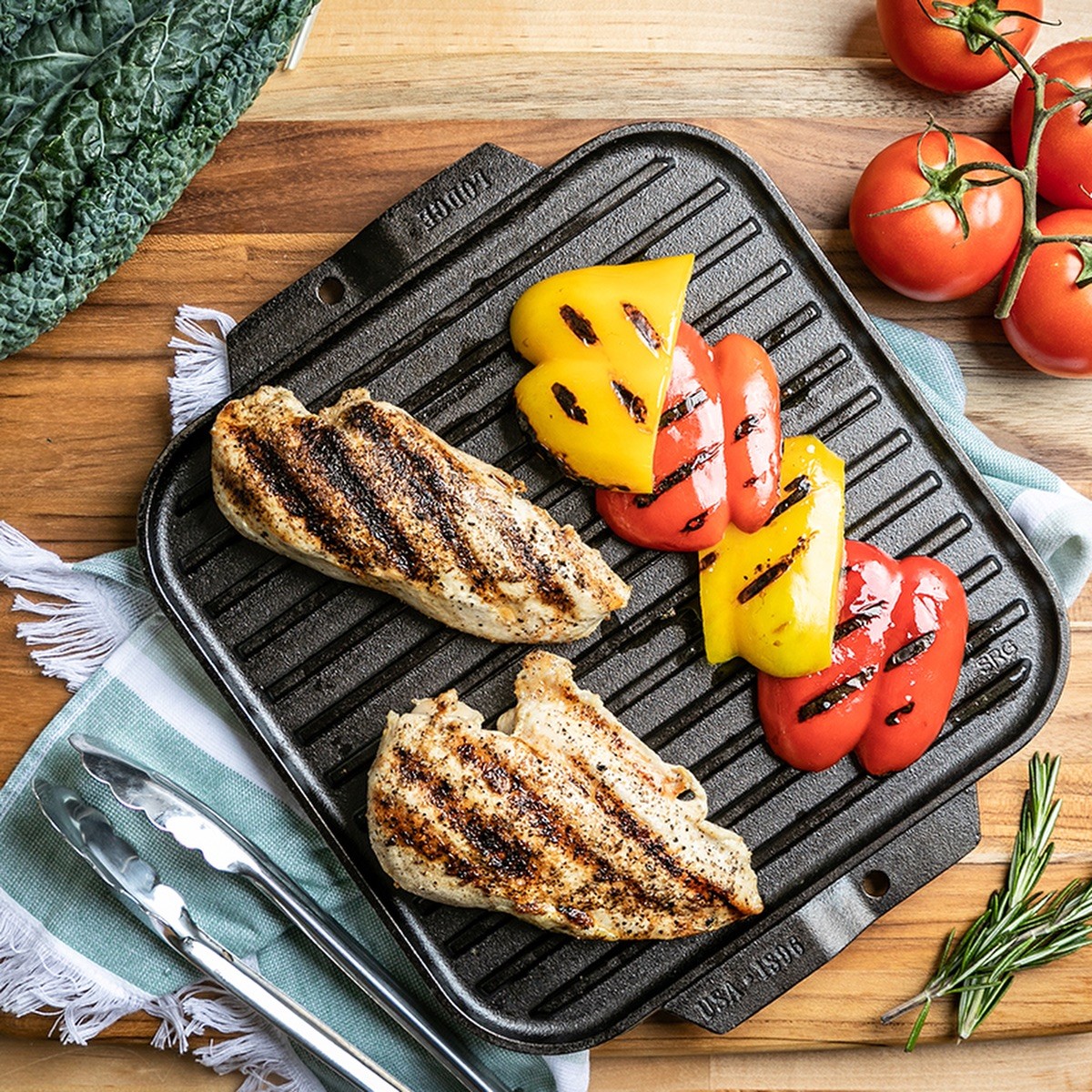 Picture of Lodge 10.5" Cast Iron Reversible Grill / Griddle