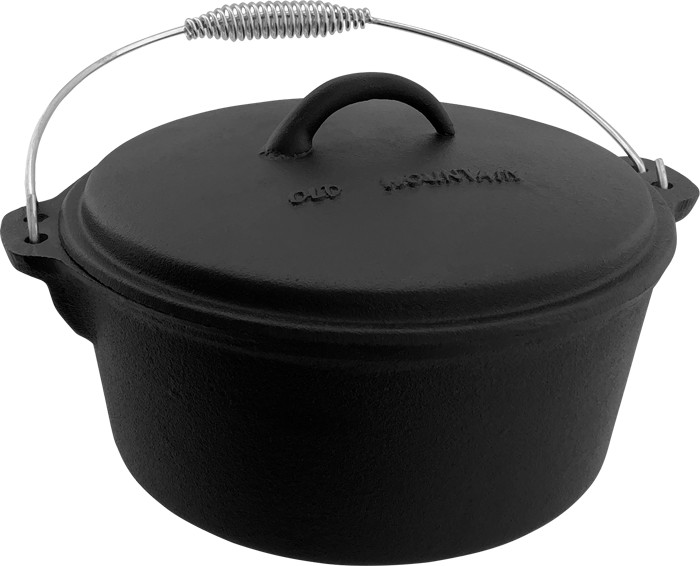 Picture of Old Mountain 4.5 Qt Flat Bottom Dutch Oven