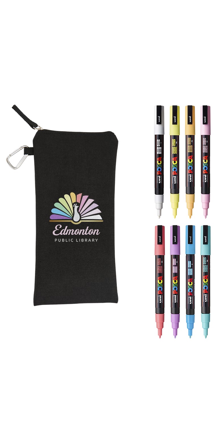 Picture of POSCA 8 Piece Soft Marker Set with Bag - Fine