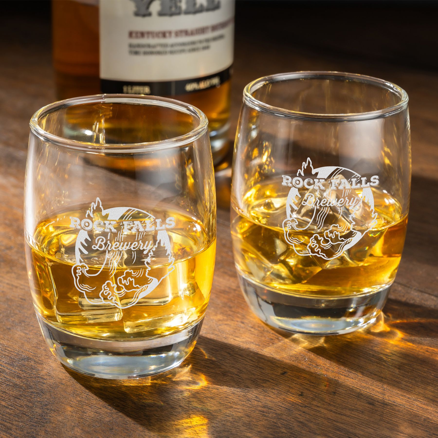 Picture of Pod Etched Whiskey Glass 6 Oz.