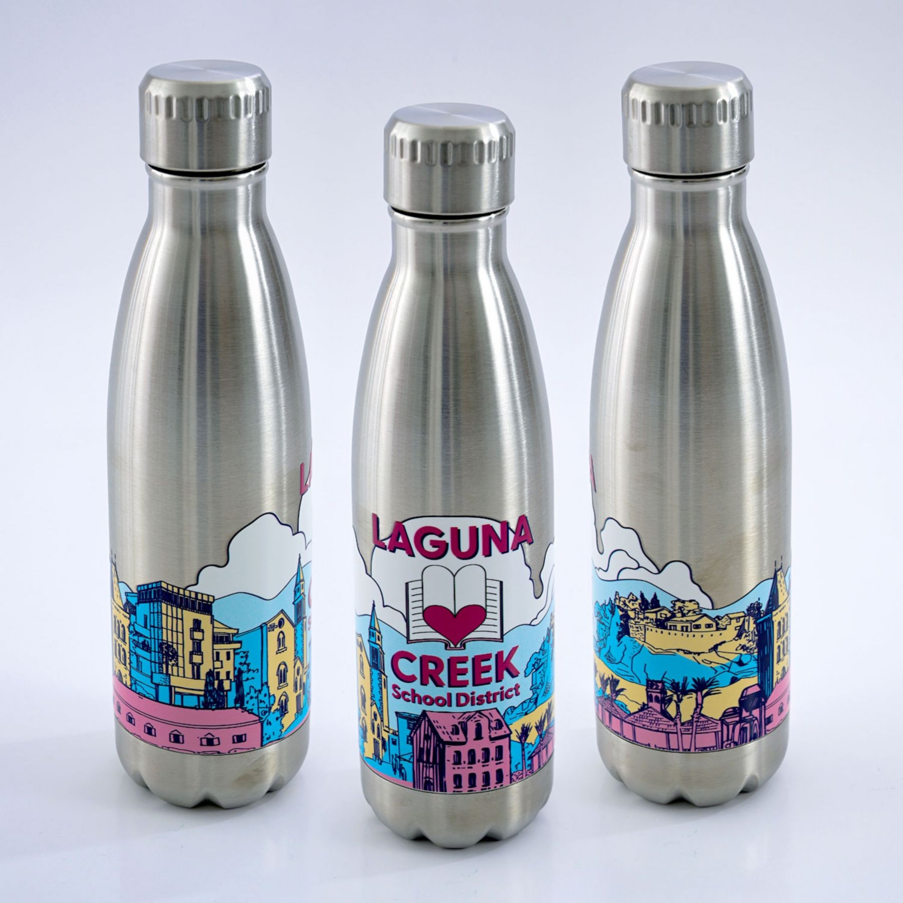 Picture of Full Color Saratoga Voyager Stainless Bottle 17oz