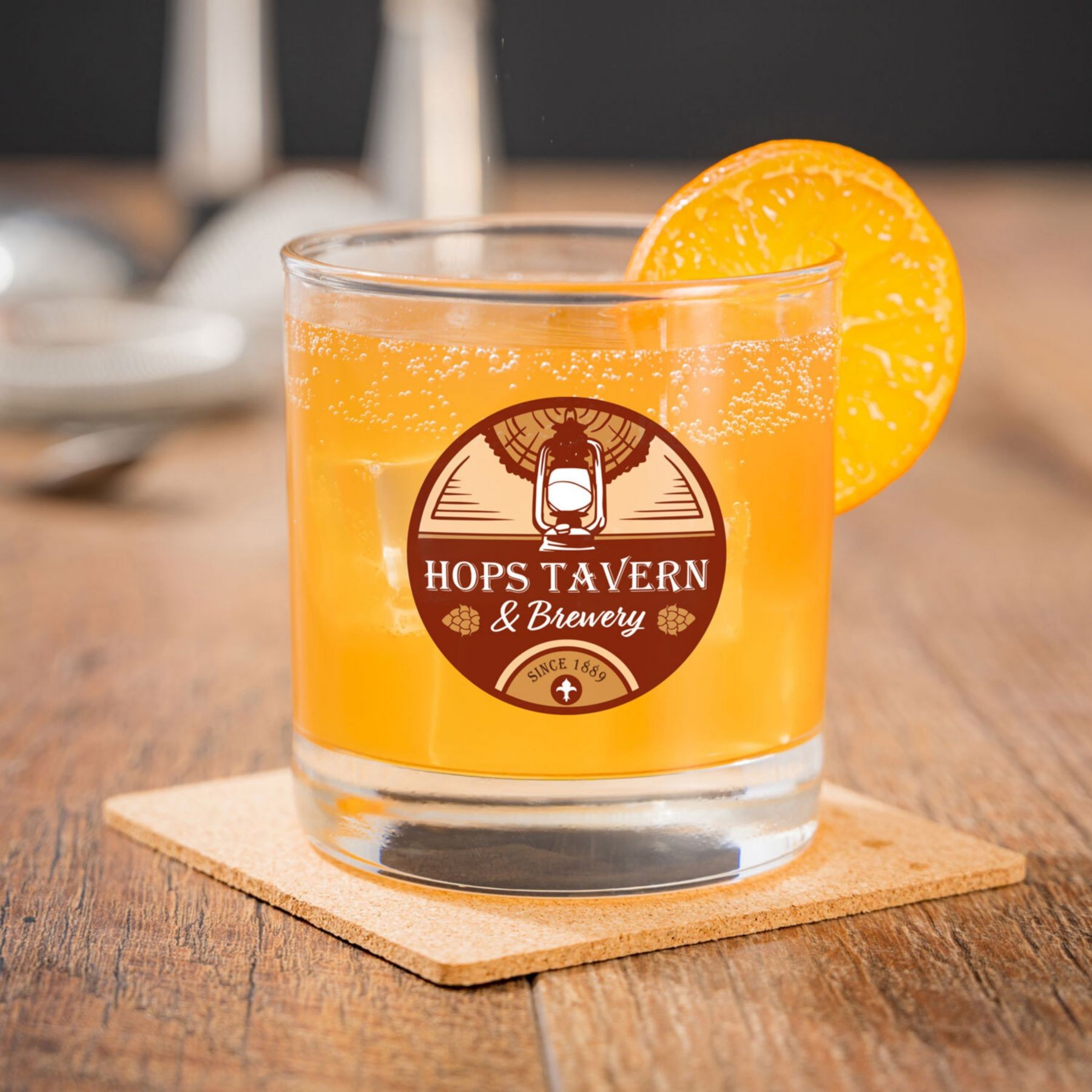 Picture of Full Color Whiskey Glass 10.5 Oz