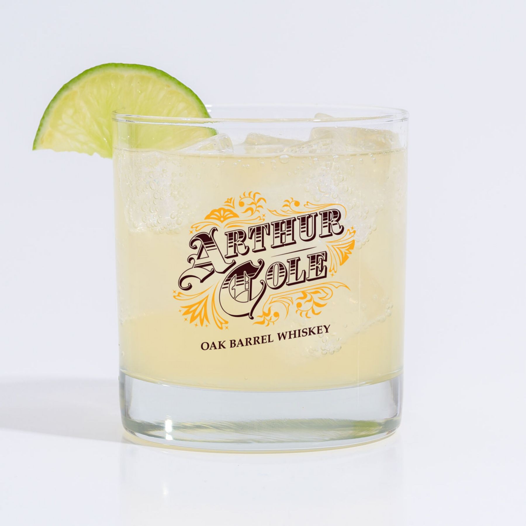 Picture of Full Color Whiskey Glass 10.5 Oz
