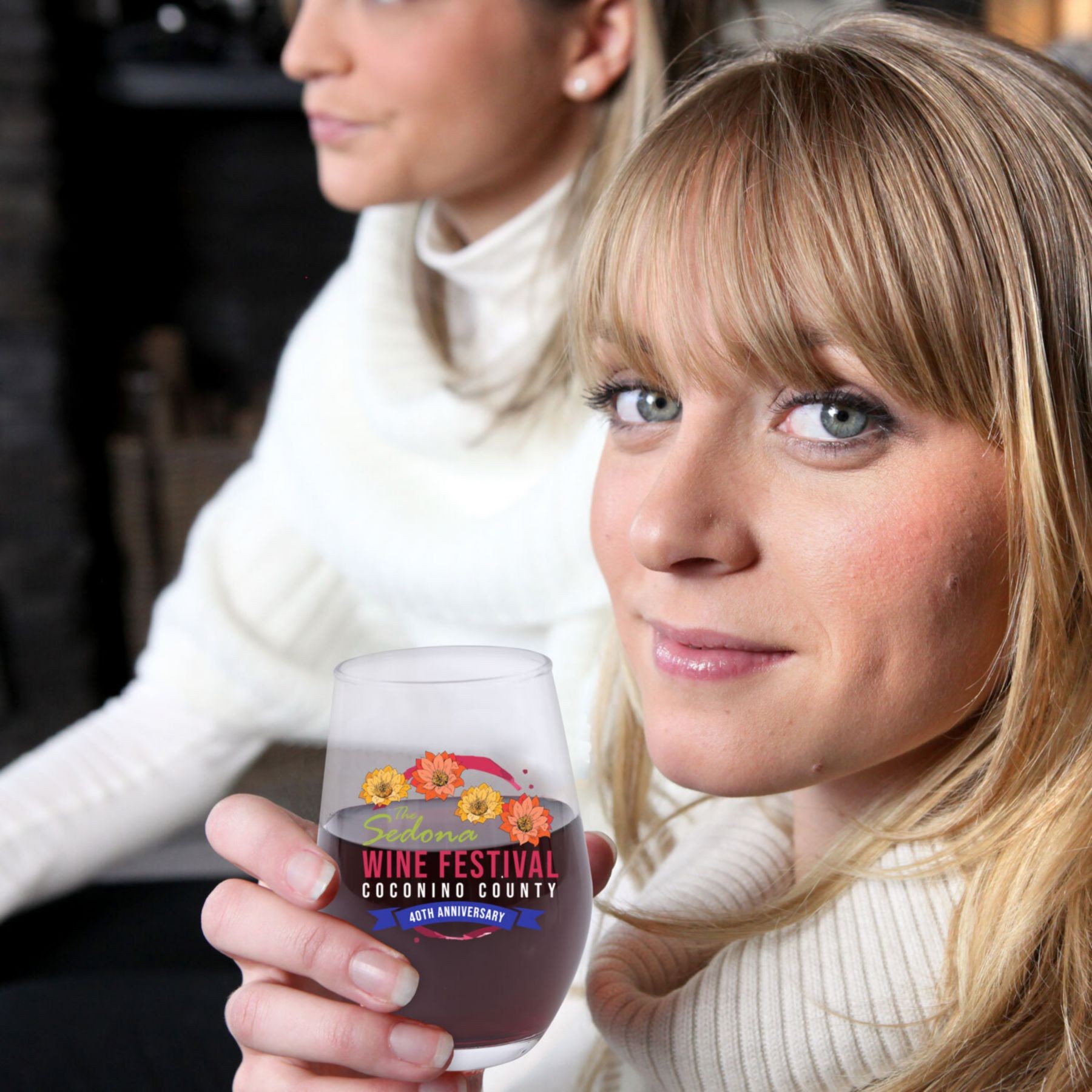 Picture of Full Color Stemless Wine Glass 11.5 Oz