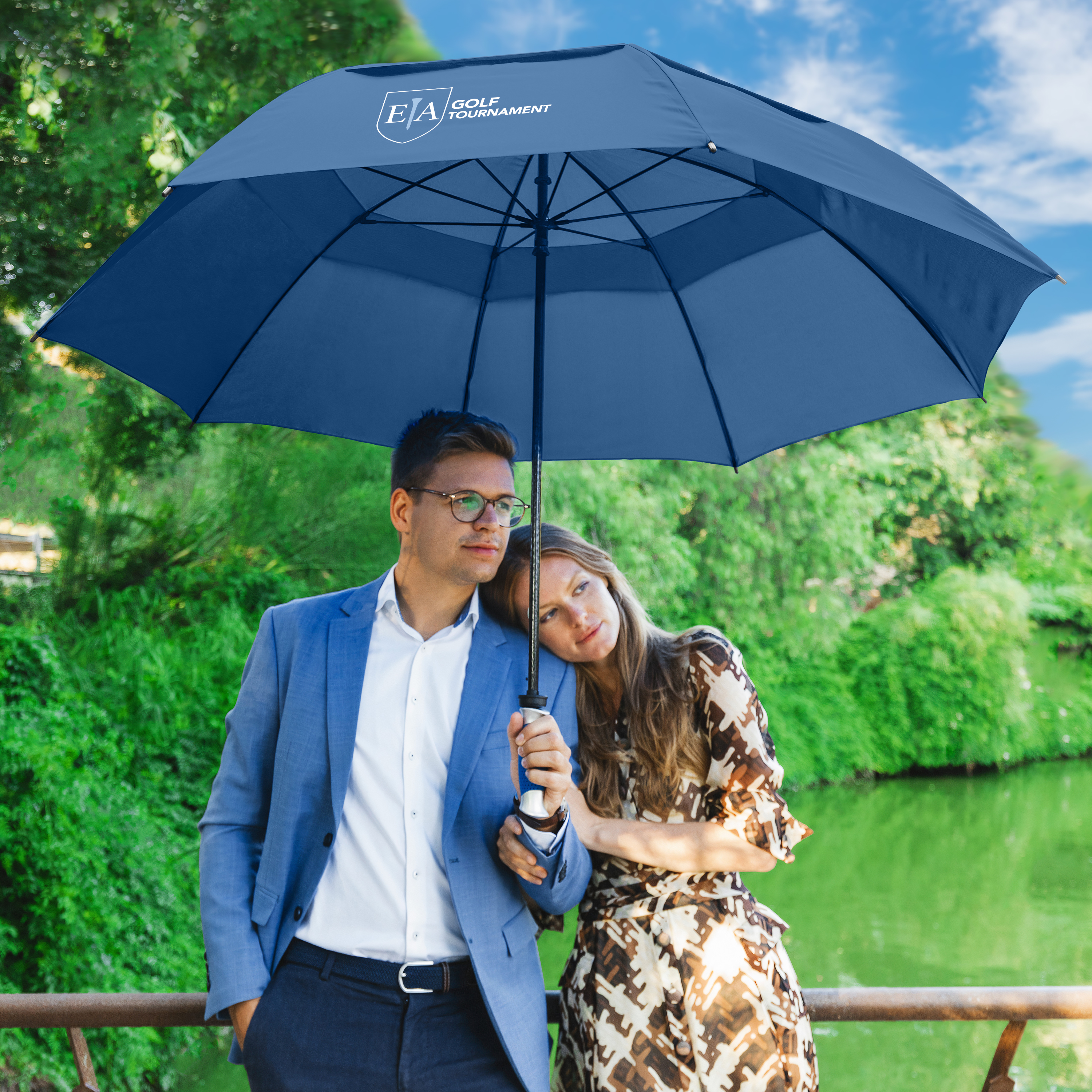 Picture of The Vented Typhoon Tamer Golf Umbrella - Auto-Open (most colors)