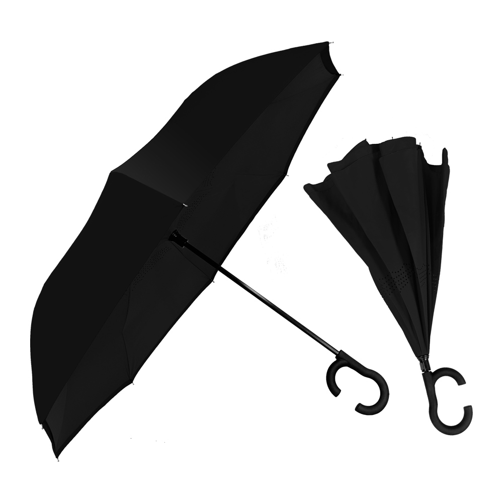 Picture of The ViceVersa Inverted Umbrella w/Smartphone-Friendly Handle - Manual-Open & Reverse Close
