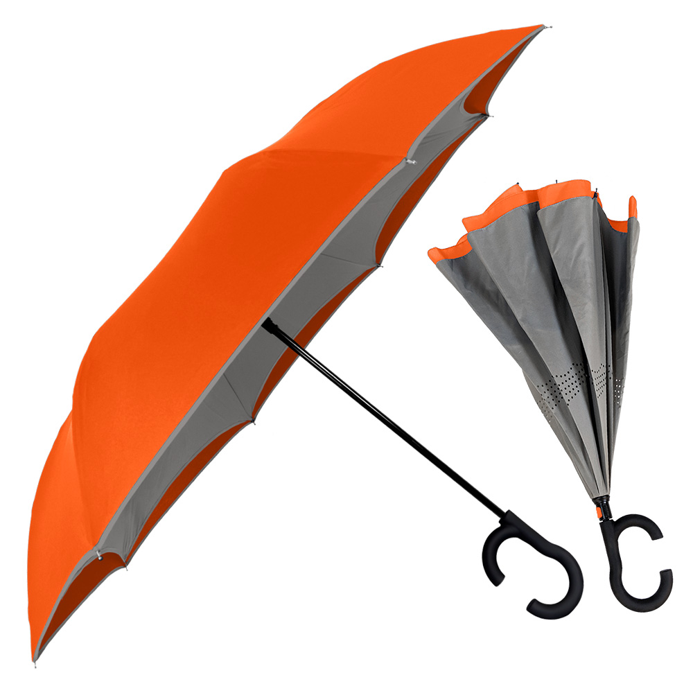 Picture of The ViceVersa Inverted Umbrella w/Smartphone-Friendly Handle - Manual-Open & Reverse Close