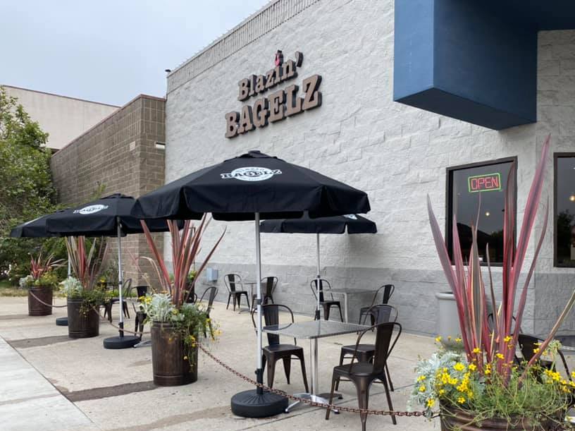 Picture of The Vented Bistro Patio Umbrella -- Commercial Quality
