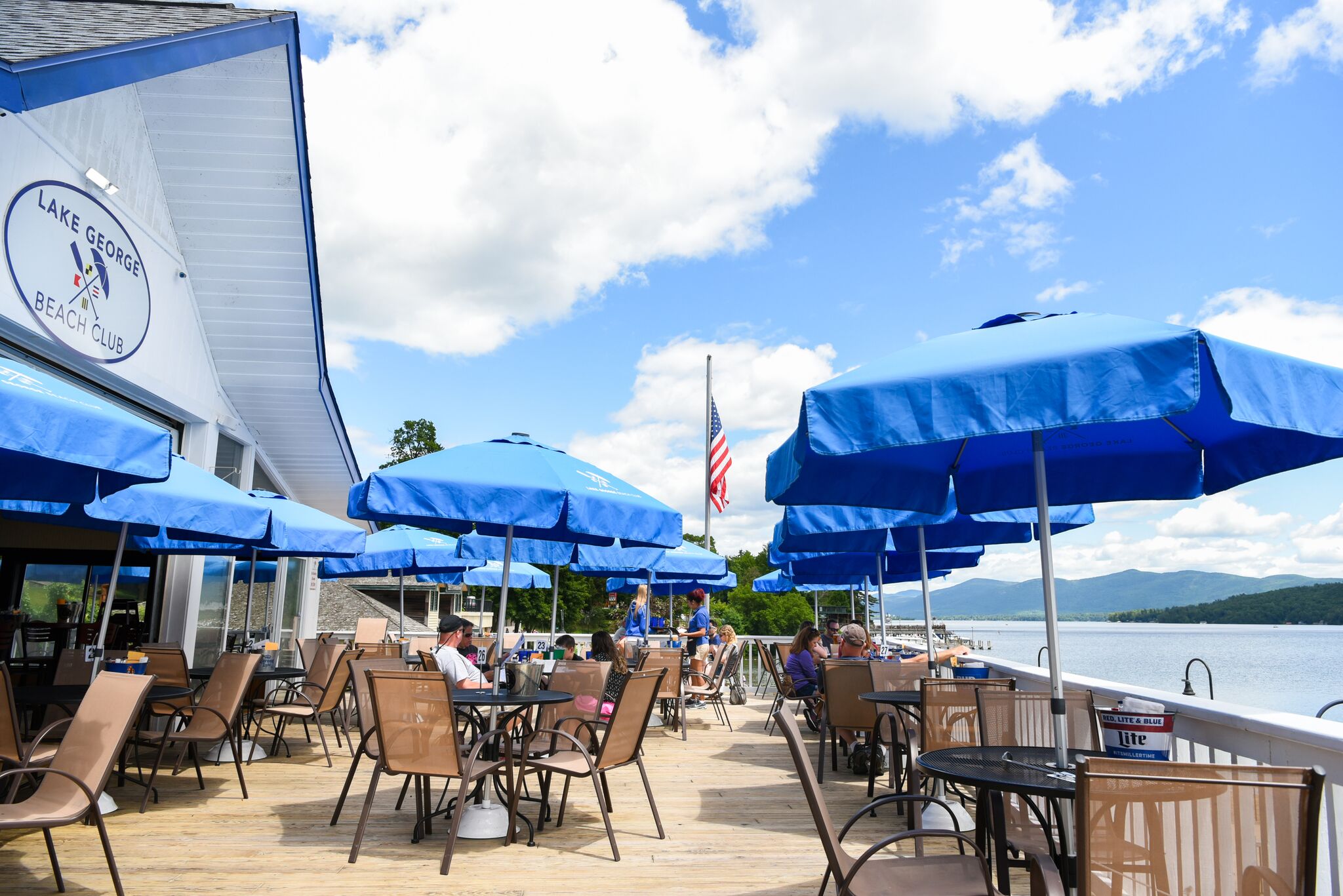 Picture of The Vented Bistro Patio Umbrella -- Commercial Quality