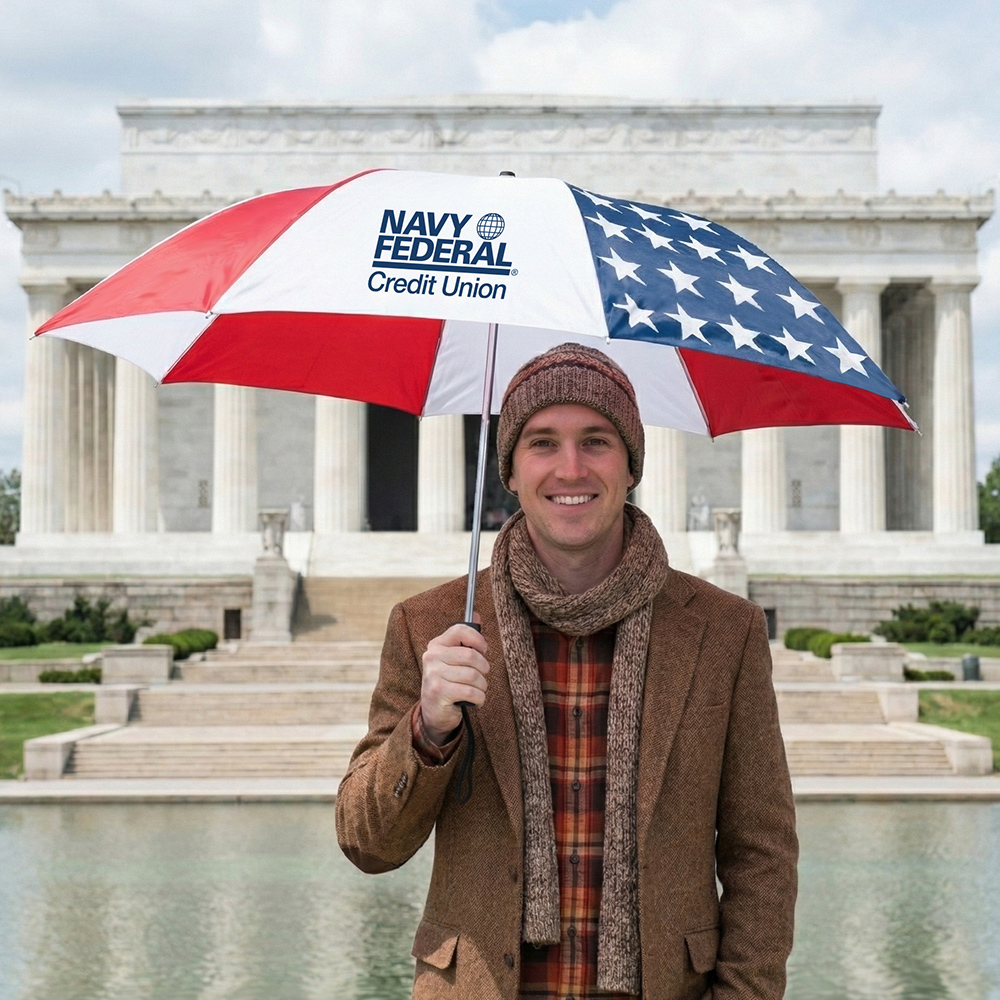 Picture of The Patriot Auto-Open Folding Umbrella