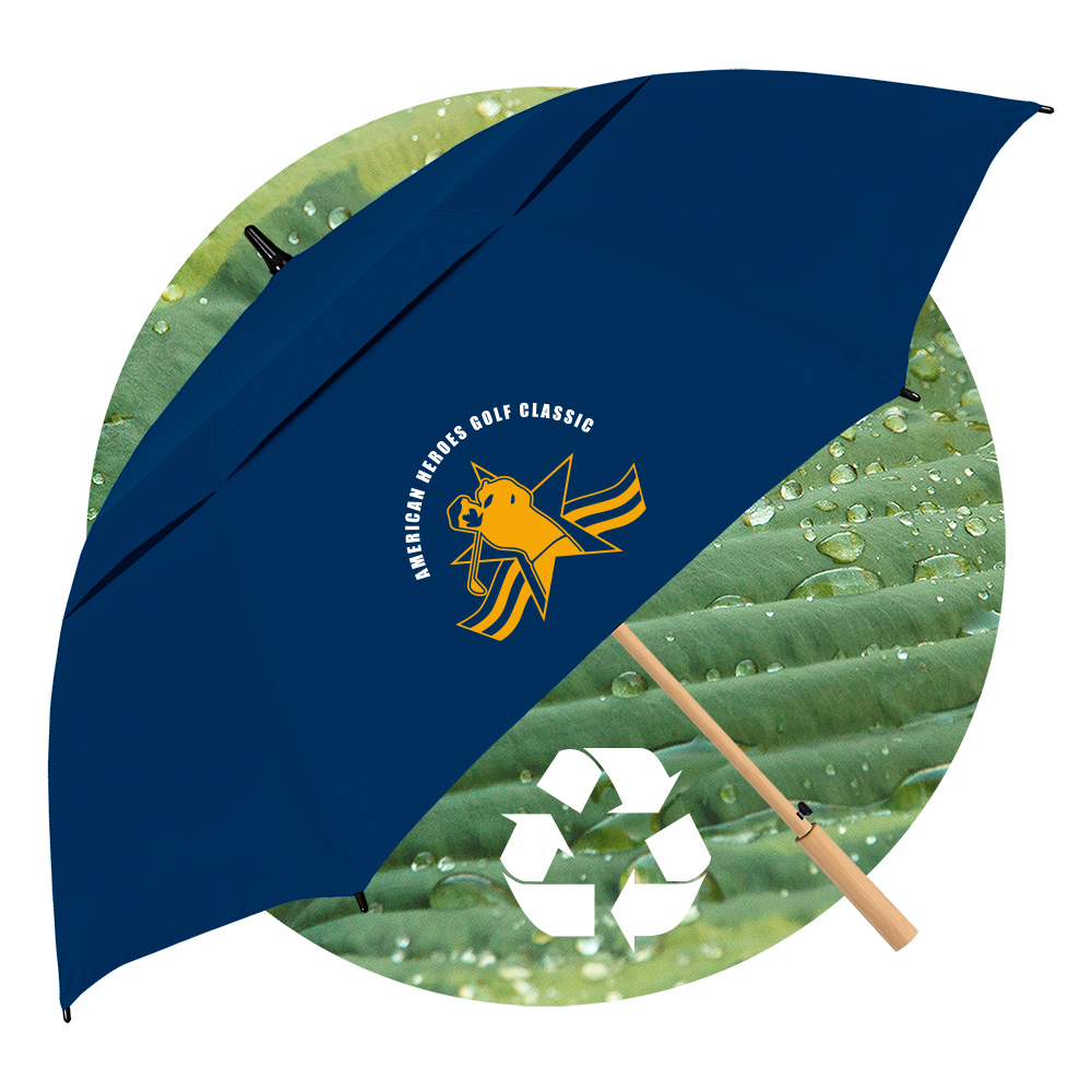 Picture of The Vented Auto-Open Enviro Eco-Friendly Golf Umbrella
