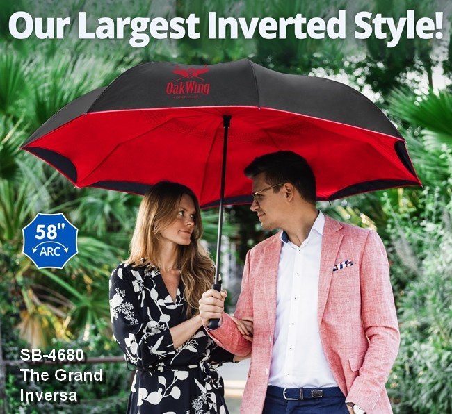 Picture of The Grand Inversa Inverted Umbrella - Manual-Open, Reverse Closing