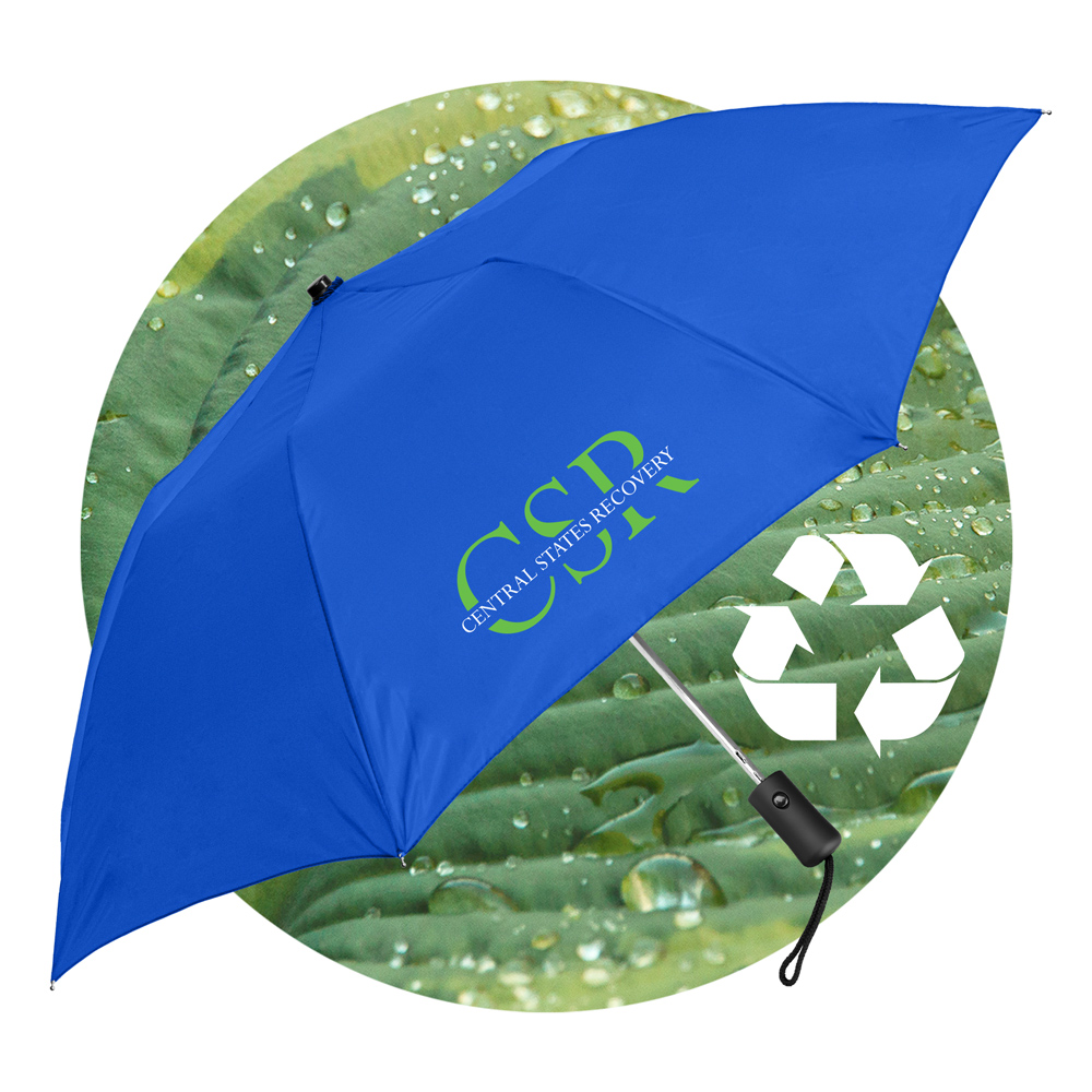 Picture of The Enviro Spectrum Eco-Friendly Auto-Open Folding Umbrella - Recycled Materials