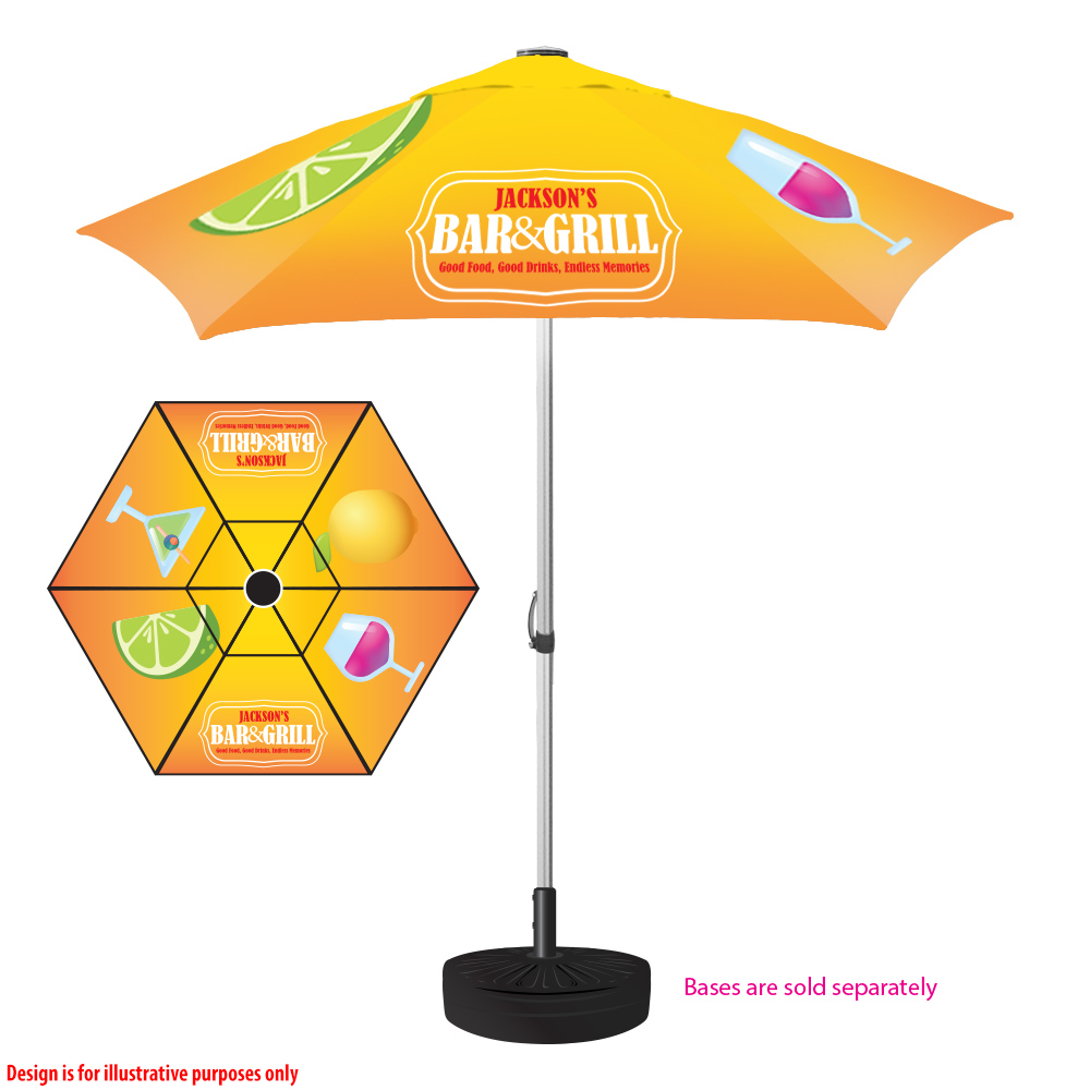 Picture of The Vented Bistro Digital Patio Umbrella