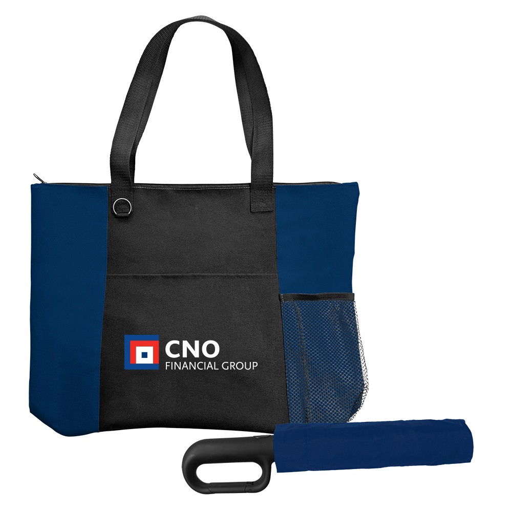 Picture of The Mariner Boat Tote Bag/Carabiner Inverted Umbrella Set