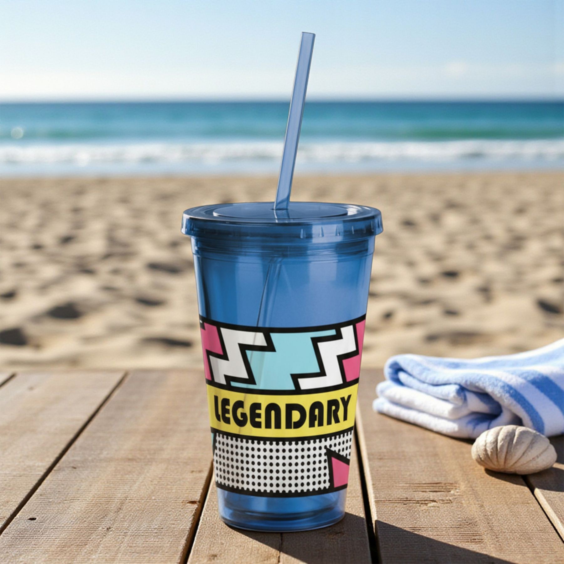 Picture of Pod Full Color Sunplash Color Tumbler 16 Oz