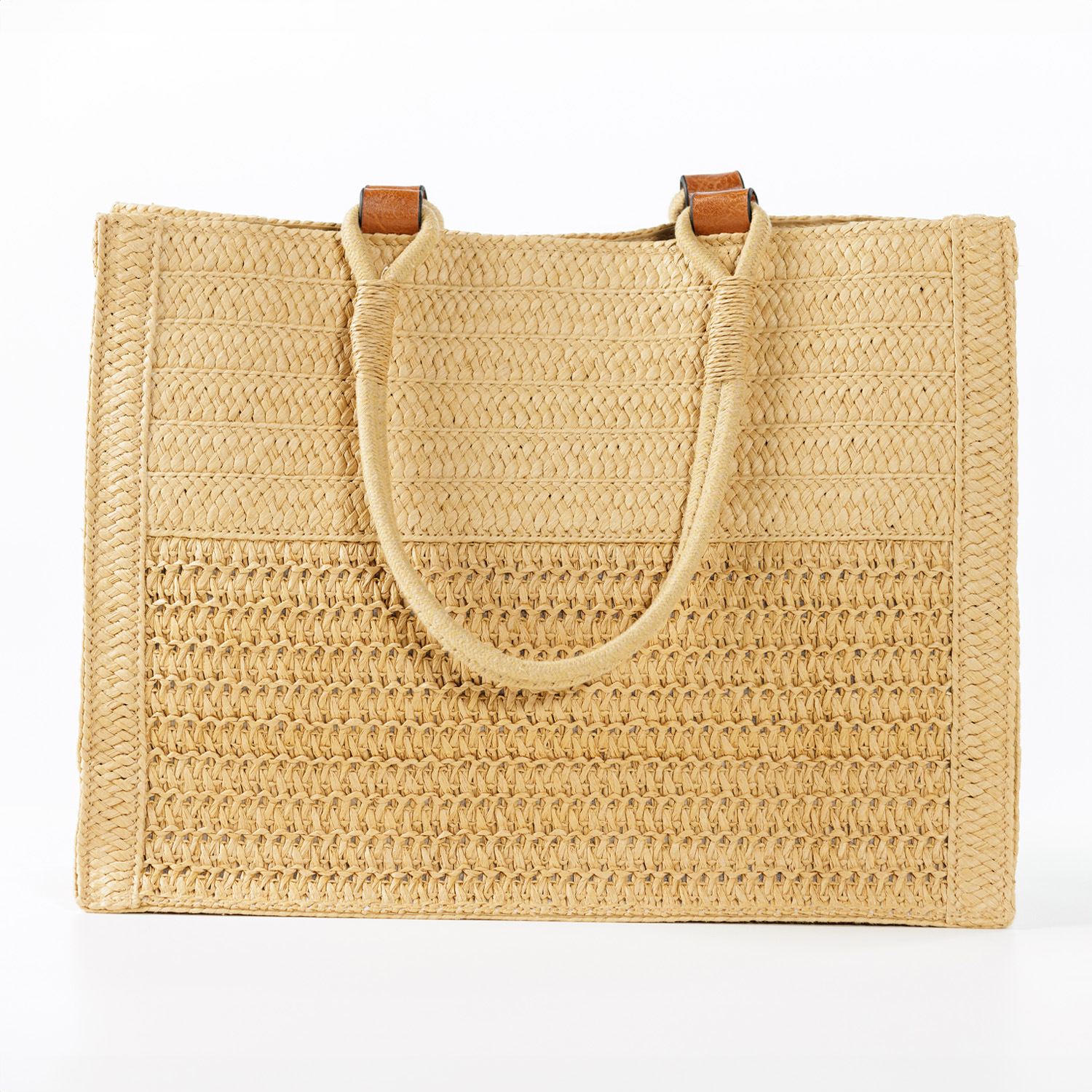 Picture of Woven Straw Beach Tote