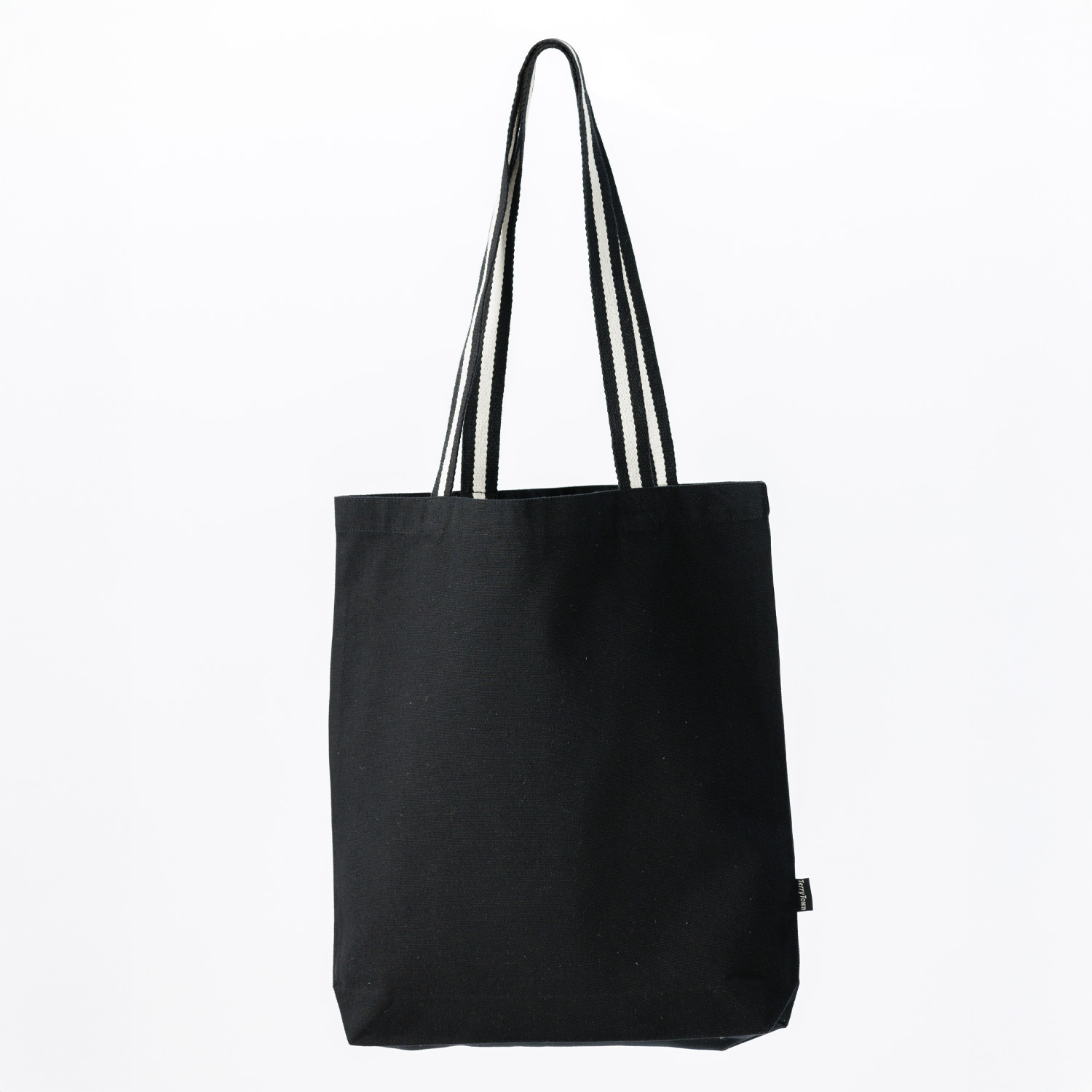Picture of Deluxe Canvas Tote Bag with Striped Handles
