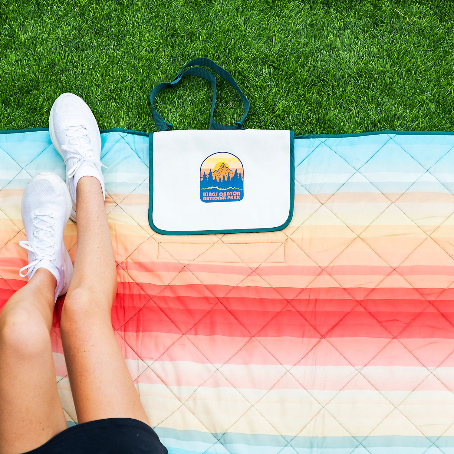 Picture of Polar Sunset Outdoor Blanket