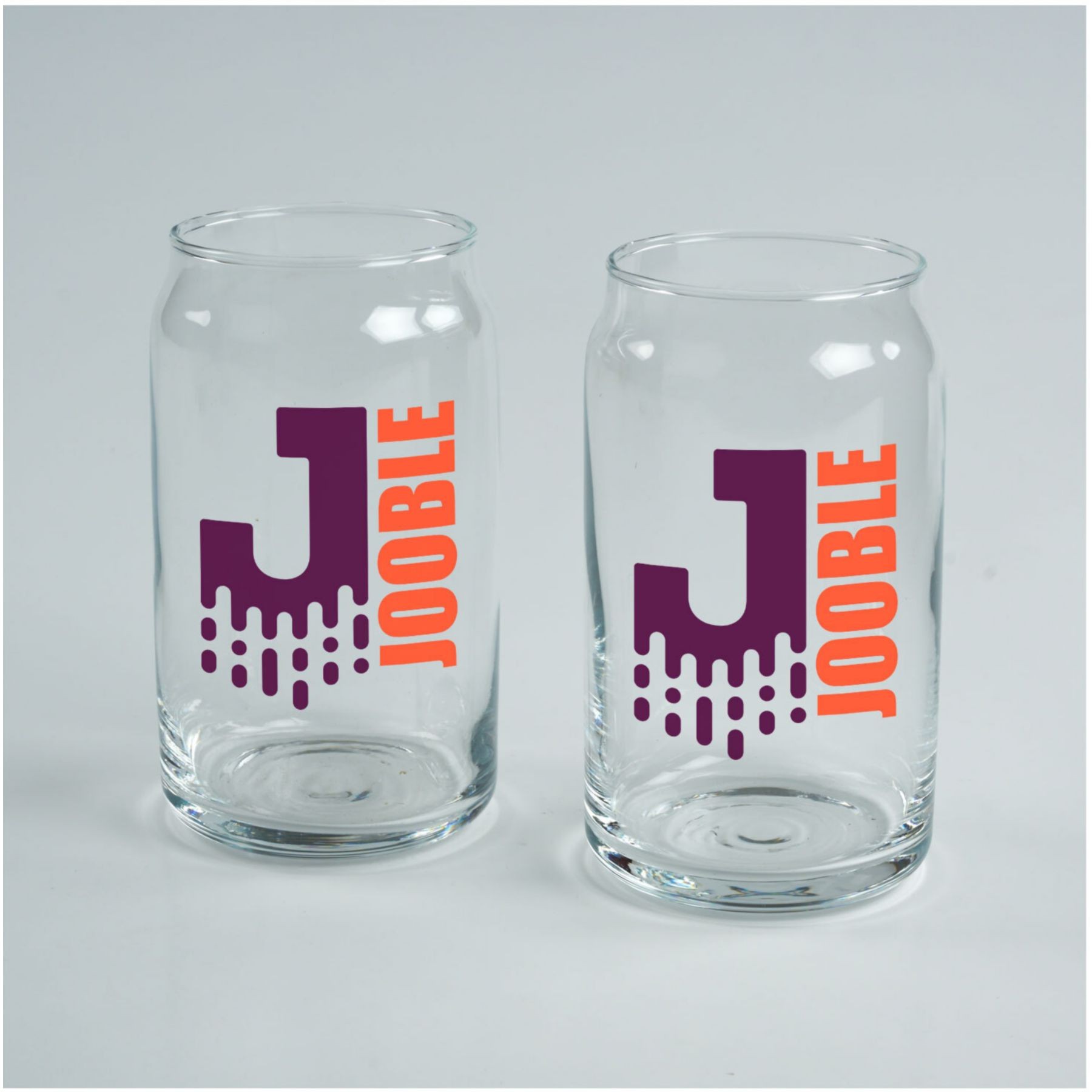 Picture of Full Color Can Shape Glass Gift Set Of 2